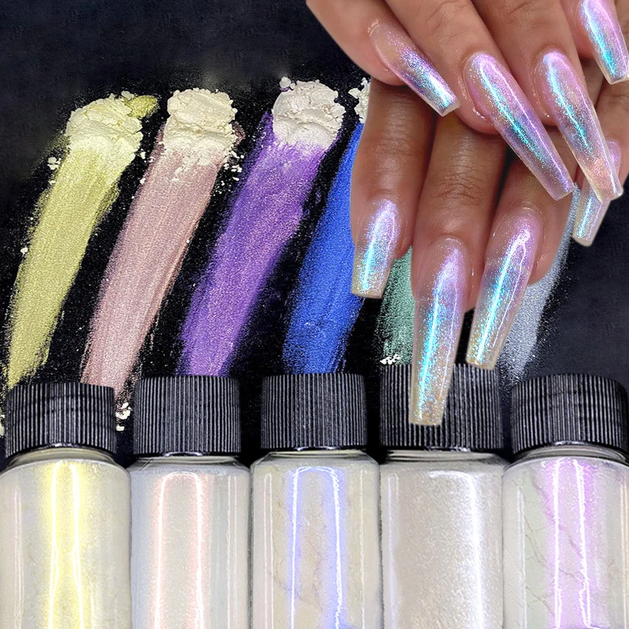 Mermaid Glitter Chrome Nail Powder Holographic Nail Glitter Aurora Pigment Powder for Nails Dip Powder DIY Nail Supplies
Mermaid Glitter Chrome Nail Powder Holographic Nail Glitter Aurora Pigment Powder for Nails Dip Powder DIY Nail Supplies