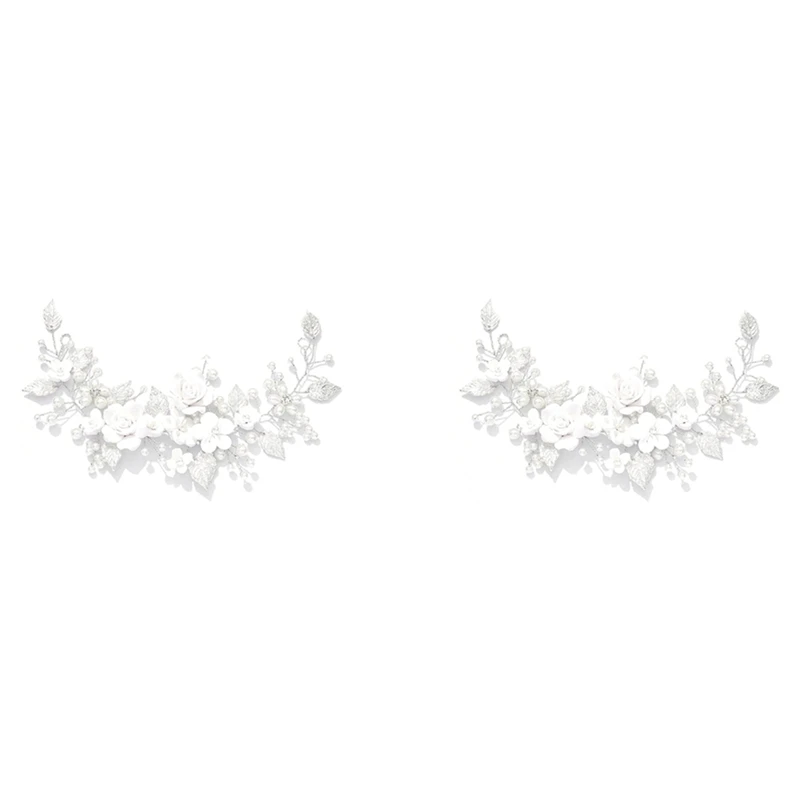 2X Flower Bride Wedding Hair Vine Silver Pearl Hair Accessories Bridal Headband Headpiece For Women And Girls
2X Flower Bride Wedding Hair Vine Silver Pearl Hair Accessories Bridal Headband Headpiece For Women And Girls