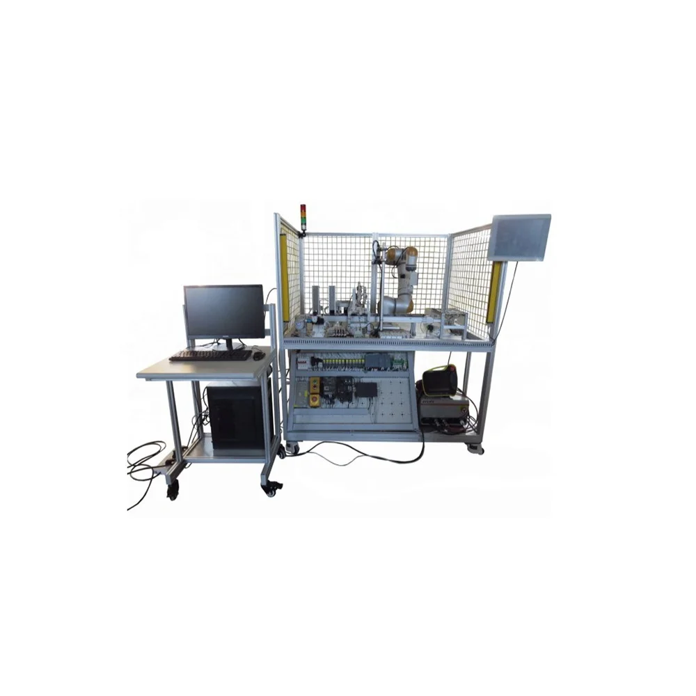 Collaborative 6-axes arm with camera and gripper Didactic Equipment mechatronics training system
Collaborative 6-axes arm with camera and gripper Didactic Equipment mechatronics training system