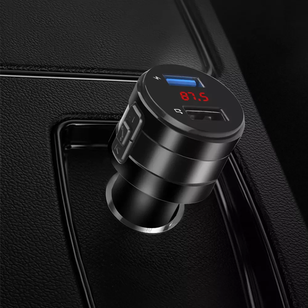 Dual USB Ports Car Charger Car Bluetooth FM Transmitter Modulator MP3 Player Wireless Audio Receiver Handfree Kit
Dual USB Ports Car Charger Car Bluetooth FM Transmitter Modulator MP3 Player Wireless Audio Receiver Handfree Kit