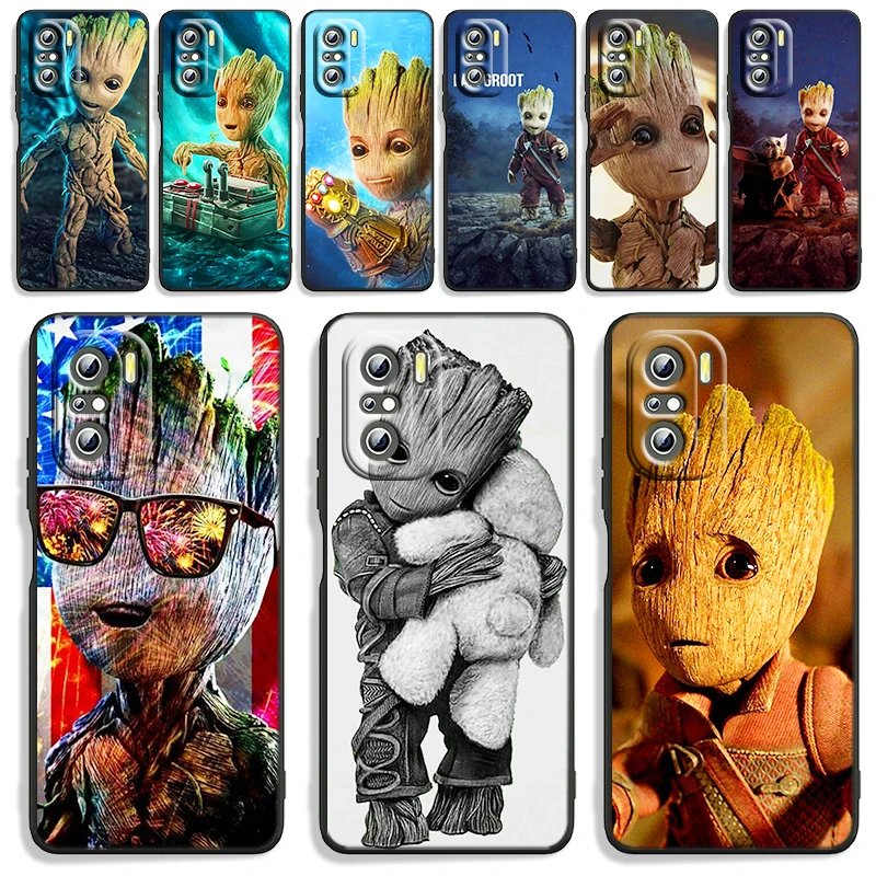 Groot Marvel Avengers Phone Case For Xiaomi Redmi Note 11E 11S 11 11T 10 10S 9 9T 9S 8 8T Pro Plus 5G 7 5 Black TPU
Groot Marvel Avengers Phone Case For Xiaomi Redmi Note 11E 11S 11 11T 10 10S 9 9T 9S 8 8T Pro Plus 5G 7 5 Black TPU