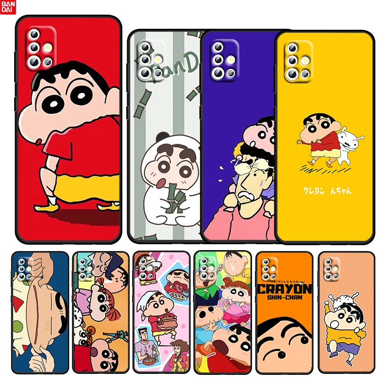 Anime Crayon Shin-chan For Samsung Galaxy A52S A72 A71 A52 A51 A12 A32 A21S 4G 5G Fundas Soft Black Phone Case Cover Capa Coque
Anime Crayon Shin-chan For Samsung Galaxy A52S A72 A71 A52 A51 A12 A32 A21S 4G 5G Fundas Soft Black Phone Case Cover Capa Coque