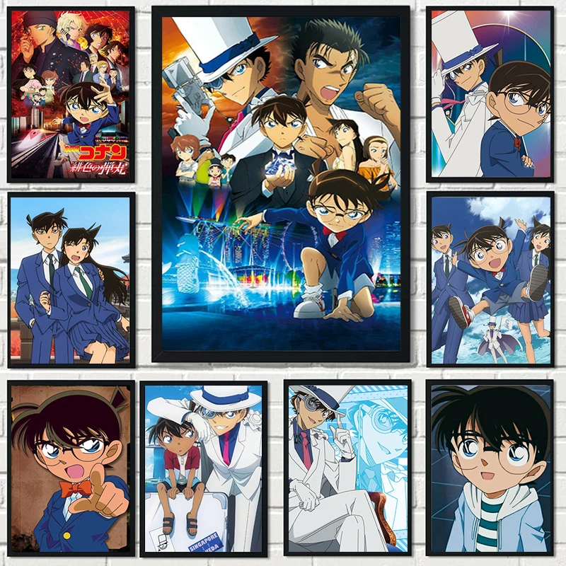 Home Decor Canvas Painting Picture Detective Conan Anime Nordic Poster HD Print Modular Modern Wall Art Boy Room Decor Unframed
Home Decor Canvas Painting Picture Detective Conan Anime Nordic Poster HD Print Modular Modern Wall Art Boy Room Decor Unframed