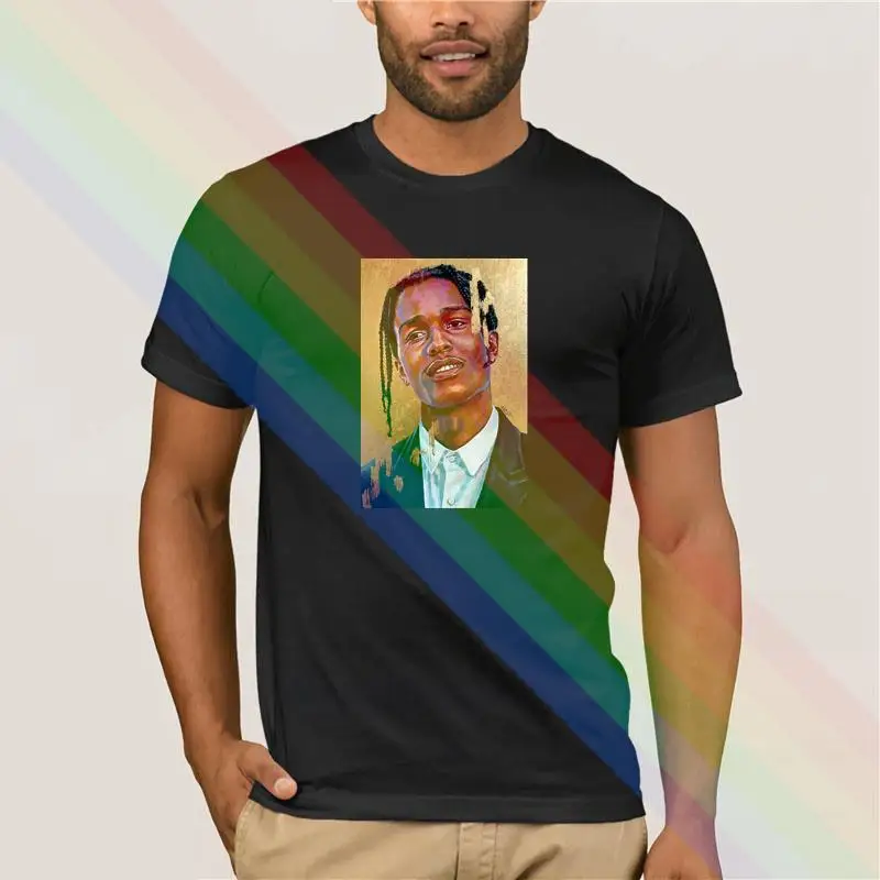 Hot Sale ASAP Rocky Print Retro Casual T Shirt Men's Summer Black 100% Cotton Short Sleeves O-Neck Tee Shirts Tops Tee Unisex
Hot Sale ASAP Rocky Print Retro Casual T Shirt Men's Summer Black 100% Cotton Short Sleeves O-Neck Tee Shirts Tops Tee Unisex