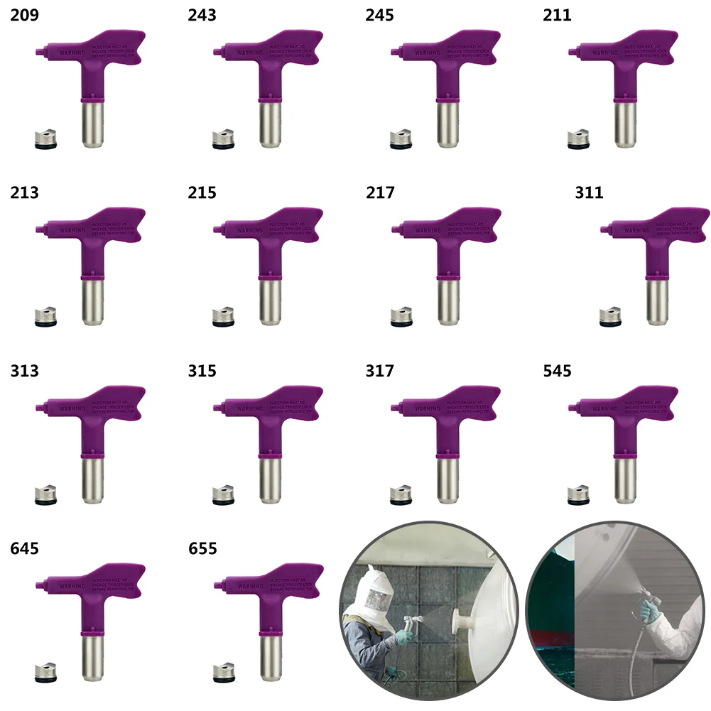 Airless Spray Tip Nozzle Spray Gun Paint Sprayer Fine Finish Seal Nozzle For 209,243,245,211,213,215,217,311,313,315,317,545,645
Airless Spray Tip Nozzle Spray Gun Paint Sprayer Fine Finish Seal Nozzle For 209,243,245,211,213,215,217,311,313,315,317,545,645