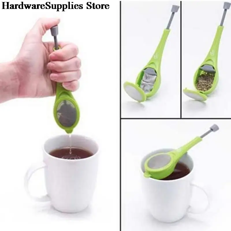 1PC Tea Infuser Loose Tea Leafs Strainer Herbal Spice Filter Diffuser Green High Quality
1PC Tea Infuser Loose Tea Leafs Strainer Herbal Spice Filter Diffuser Green High Quality