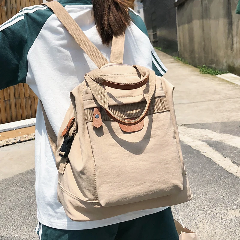 Cute Student Waterproof Backpack Female Women Vintage School Bag Girl ladies Nylon Backpack Long handle Book Bag Fashion Teenage
Cute Student Waterproof Backpack Female Women Vintage School Bag Girl ladies Nylon Backpack Long handle Book Bag Fashion Teenage