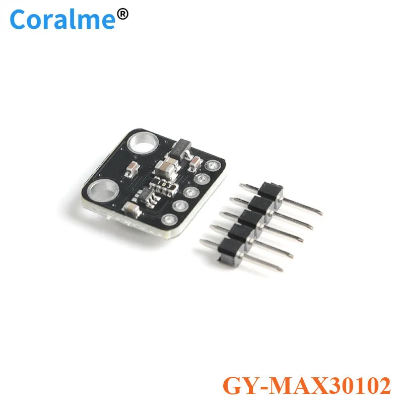 GY-MAX30102 Blood Oxygen Concentration Sensor Module Heart Rate Click MAX30102 Sensor Breakout Board for Arduino
GY-MAX30102 Blood Oxygen Concentration Sensor Module Heart Rate Click MAX30102 Sensor Breakout Board for Arduino