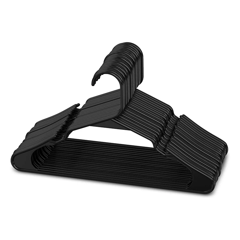 Black Plastic Hangers, Plastic Clothes Hangers Perfect For Everyday Standard Use, Clothing Hangers
Black Plastic Hangers, Plastic Clothes Hangers Perfect For Everyday Standard Use, Clothing Hangers