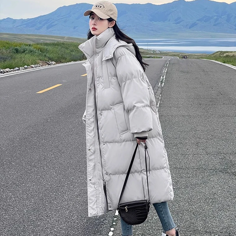 Winter Long Down Cotton Parkas Women Abrigos Mujer De Moda 2023 Hooded Oversized Thick Warm Jacket Women White Padded Coat M-3XL
Winter Long Down Cotton Parkas Women Abrigos Mujer De Moda 2023 Hooded Oversized Thick Warm Jacket Women White Padded Coat M-3XL