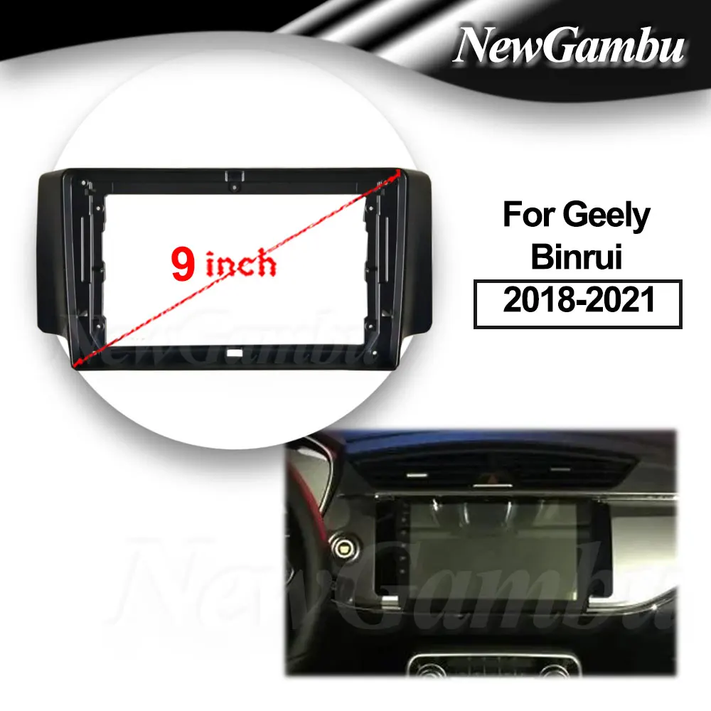 9 inch For Geely Binrui 2018-2021 Frame Audio Adaptor Dash Trim kit Facia Panel Radio Player screen ABS No 2 din
9 inch For Geely Binrui 2018-2021 Frame Audio Adaptor Dash Trim kit Facia Panel Radio Player screen ABS No 2 din