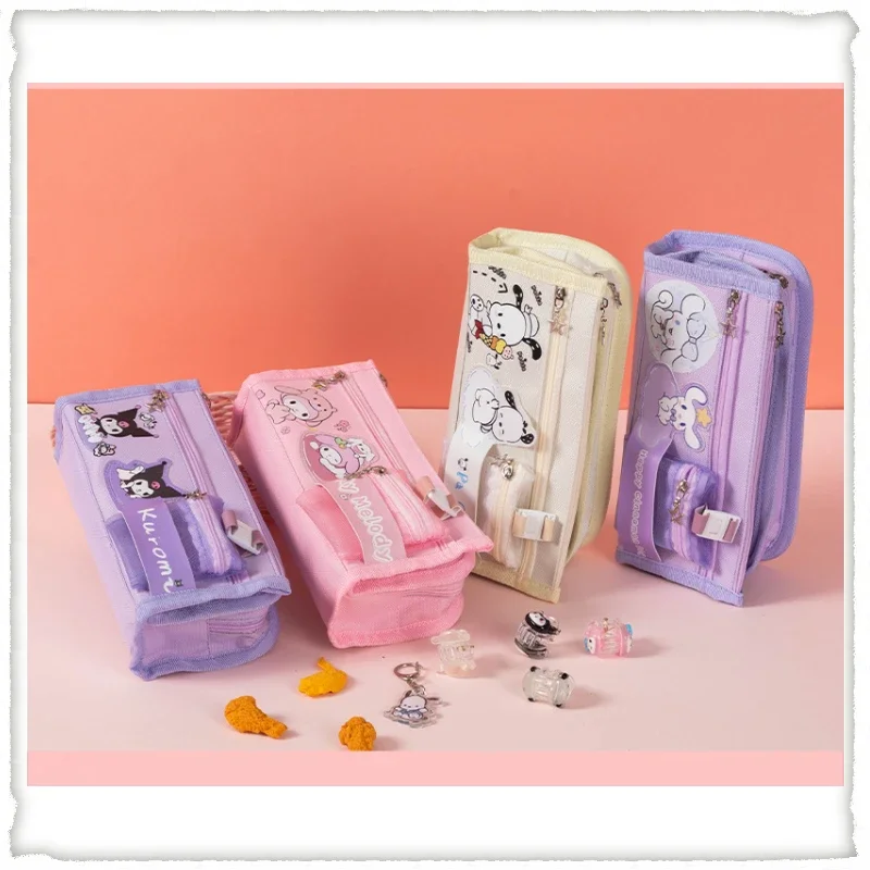 Kawaii Sanrio Cinnamoroll Large Capacity Pencil Case Anime Kuromi My Melody Cartoon Stationery Storage Bag Cosmetic Bag Student
Kawaii Sanrio Cinnamoroll Large Capacity Pencil Case Anime Kuromi My Melody Cartoon Stationery Storage Bag Cosmetic Bag Student