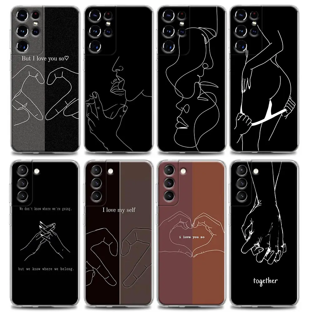 Line Art But I Love You So Clear Phone Case for Samsung S9 S10 S10e Plus S20 S21 Plus Ultra FE 5G M51 M31 S M21 Soft Cover
Line Art But I Love You So Clear Phone Case for Samsung S9 S10 S10e Plus S20 S21 Plus Ultra FE 5G M51 M31 S M21 Soft Cover