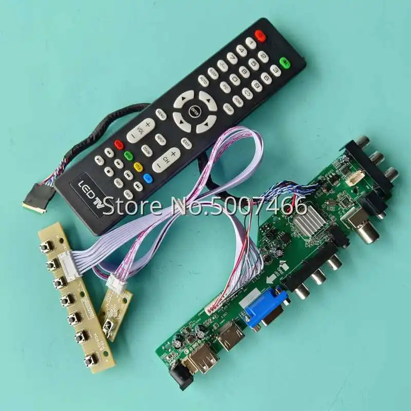 Fit LTN156AT05-S01/U09/W01/Y02/001 AV VGA USB DVB 3663 TV Digital 1366*768 Screen 40 Pin LVDS Upgrade LCD Drive Board Kit
Fit LTN156AT05-S01/U09/W01/Y02/001 AV VGA USB DVB 3663 TV Digital 1366*768 Screen 40 Pin LVDS Upgrade LCD Drive Board Kit