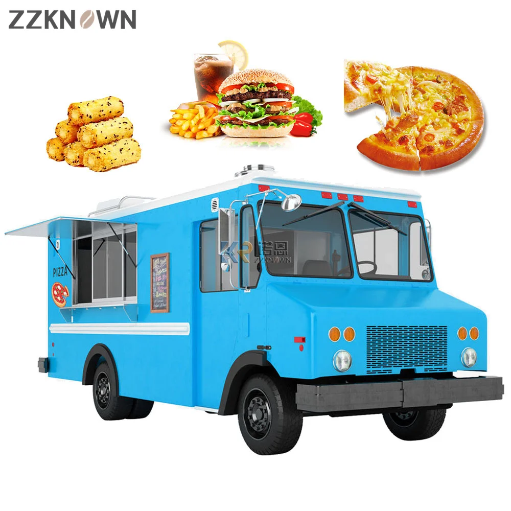 Mobile Electric Food Truck Fast Food Trailer with Full Kitchen Breakfast Snack Vending Carts for Sale USA
Mobile Electric Food Truck Fast Food Trailer with Full Kitchen Breakfast Snack Vending Carts for Sale USA