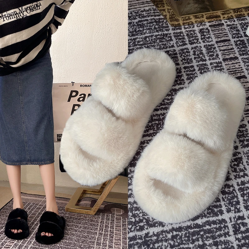 Fur Home Slippers Fluffy Women Slides Comfort Furry Flat Sandals Female Cute Slippers Shoes For Woman Indoor Flip Flops size 42
Fur Home Slippers Fluffy Women Slides Comfort Furry Flat Sandals Female Cute Slippers Shoes For Woman Indoor Flip Flops size 42