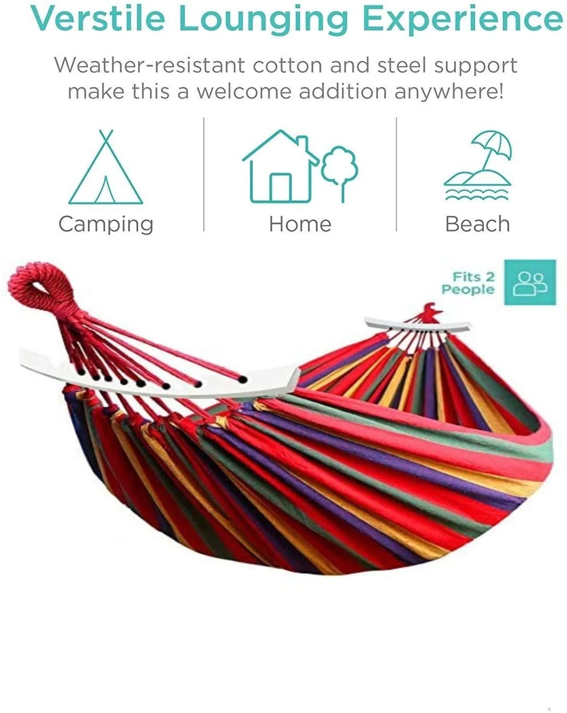 Outdoor Hammock Portable Garden Hammock Sports Home Travel Camping Swing Canvas Stripe Hang Bed Hammock Double Single People
Outdoor Hammock Portable Garden Hammock Sports Home Travel Camping Swing Canvas Stripe Hang Bed Hammock Double Single People