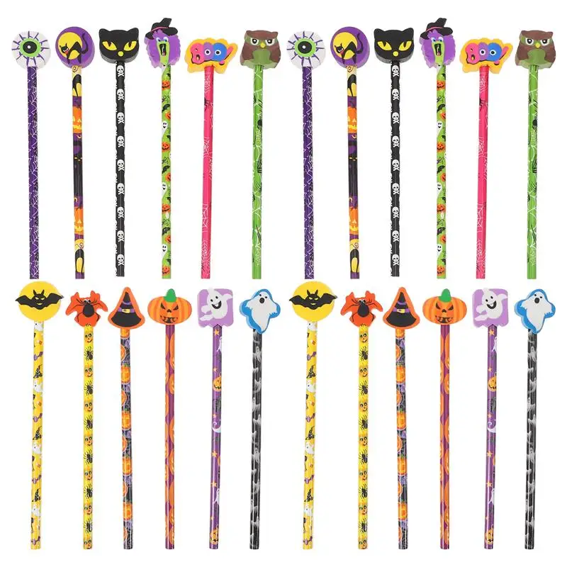 24Pcs Halloween Pencils Practical Children School Drawing Pencils (Random Color)
24Pcs Halloween Pencils Practical Children School Drawing Pencils (Random Color)