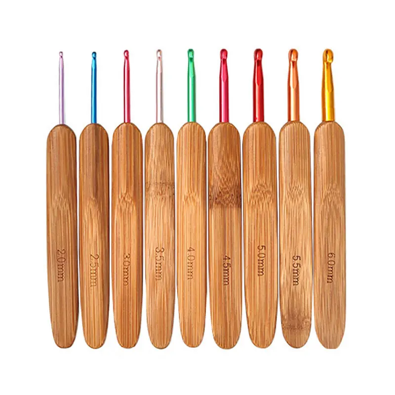 9Pcs Bamboo Crochet Hooks Set Lace Crochet Needles 2.0mm 6.0mm Knitting Needles Handle Weave Yarn Sewing Tools Crochet Set
9Pcs Bamboo Crochet Hooks Set Lace Crochet Needles 2.0mm 6.0mm Knitting Needles Handle Weave Yarn Sewing Tools Crochet Set