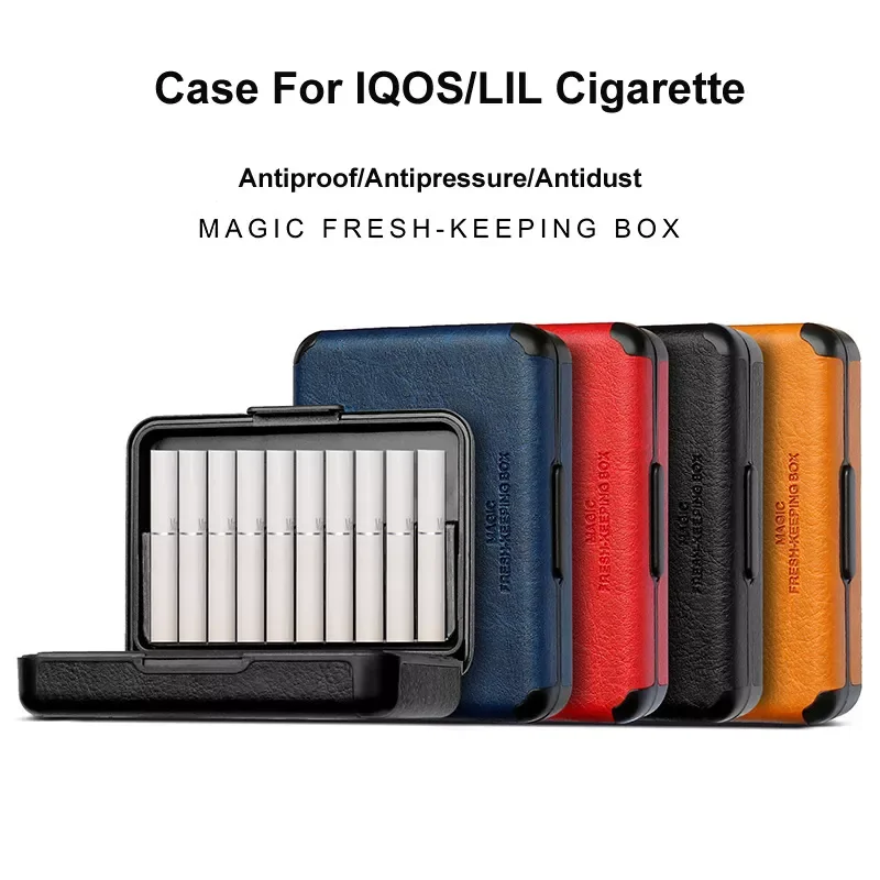 Cigarette Box For IQOS Box Pack Portable Cigarette Box Smoking Cigarette For LIL Short Cigarette Holder Carrying Case
Cigarette Box For IQOS Box Pack Portable Cigarette Box Smoking Cigarette For LIL Short Cigarette Holder Carrying Case
