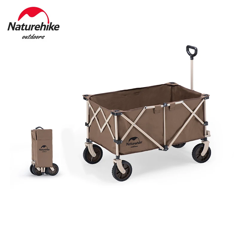 

Naturehike Camping Outdoor Four-Way Folding Trolley 193L Self-Driving Tour Portable Camping Cart Multifunction Trolley NH20PJ005