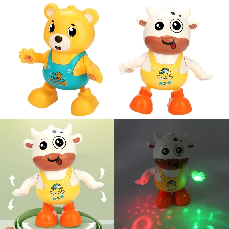 Singing Walking Toy Electric Swing Dancing Walking Ox/Bear Toy for Boy Girls with Battery-powered Light and Sound
Singing Walking Toy Electric Swing Dancing Walking Ox/Bear Toy for Boy Girls with Battery-powered Light and Sound