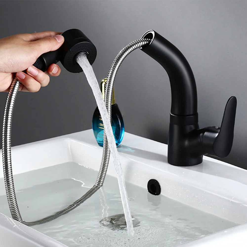 Multifunctional 360 Rotatable Basin Faucets Flexible Sprayer Head Pull Out Anti Splash Filter Movable Kitchen Bathroom Tap
Multifunctional 360 Rotatable Basin Faucets Flexible Sprayer Head Pull Out Anti Splash Filter Movable Kitchen Bathroom Tap