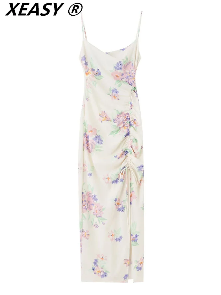 XEASY Summer Dresses For Women 2022 Sexy Long Dress Women Clothing Vintage Floral Print Sundress Slip Dress Backless
XEASY Summer Dresses For Women 2022 Sexy Long Dress Women Clothing Vintage Floral Print Sundress Slip Dress Backless