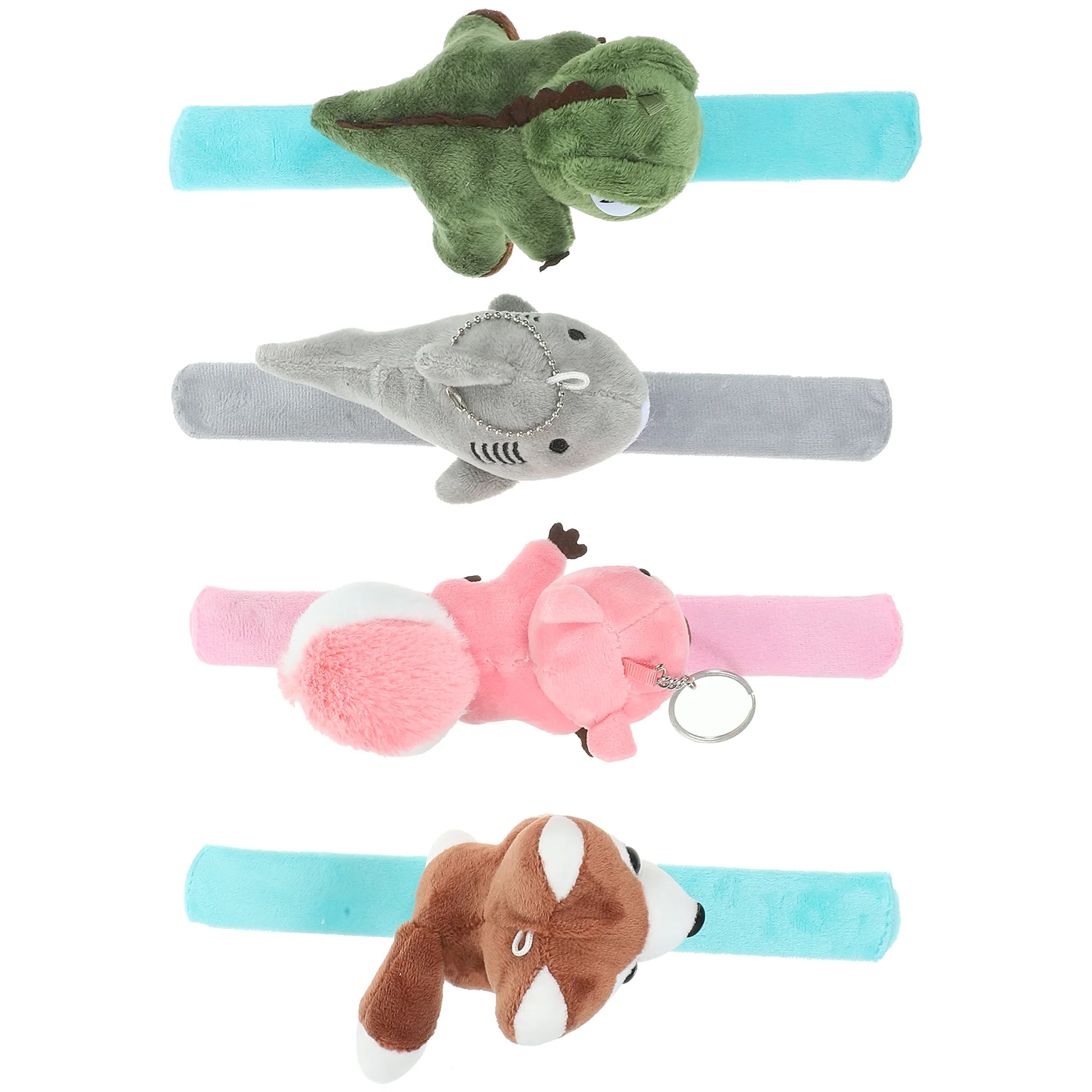 4pcs Stuffed Animal Slap Bracelet Cartoon Style Slap Wristband Animal Themed Plush Toy
4pcs Stuffed Animal Slap Bracelet Cartoon Style Slap Wristband Animal Themed Plush Toy