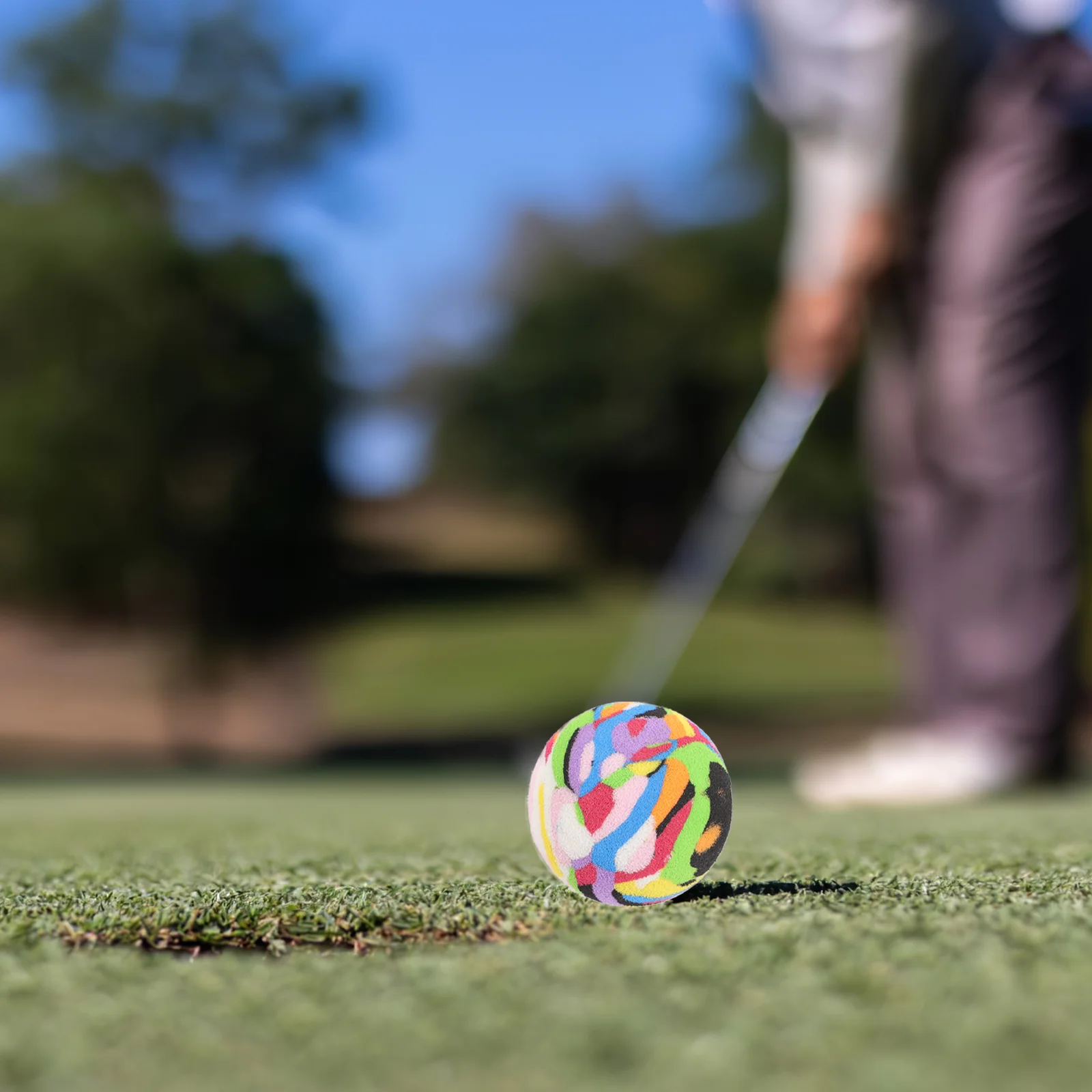 

10 Pcs Indoor Golf Balls Small Practicing Baseball Compact Reusable Blank Professional Training Eva Replaceable Golfing Child