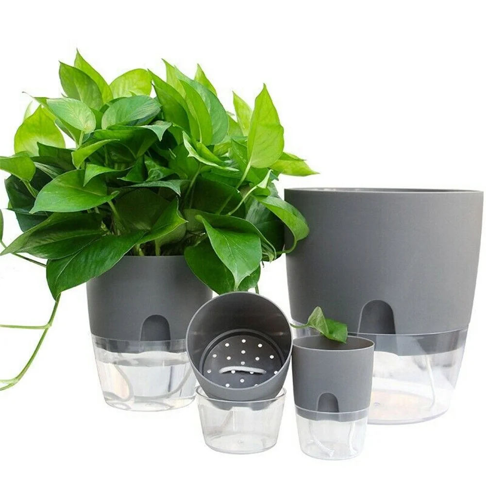 Durable Plant Pots Flowerpot Plastic Potted Self Watering Simplicity W/ Water Container 2 Layer Flowers Garden
Durable Plant Pots Flowerpot Plastic Potted Self Watering Simplicity W/ Water Container 2 Layer Flowers Garden