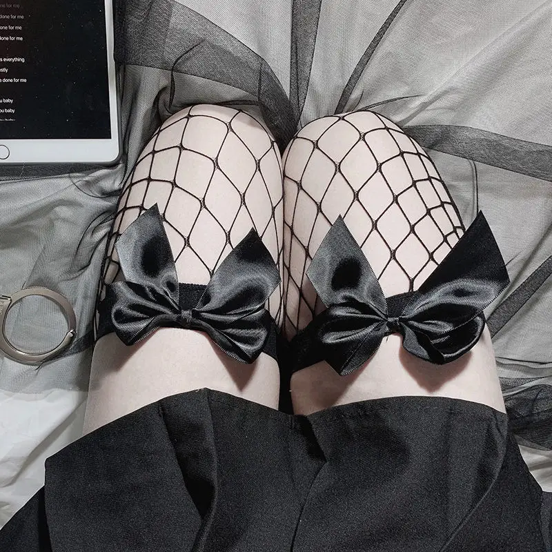 Sexy Women Bow-knot Fishnet Tights Stockings Pantyhose Mesh Stockings Club Party in Grids Hosiery Ultra-thin Stretchy Stockings
Sexy Women Bow-knot Fishnet Tights Stockings Pantyhose Mesh Stockings Club Party in Grids Hosiery Ultra-thin Stretchy Stockings