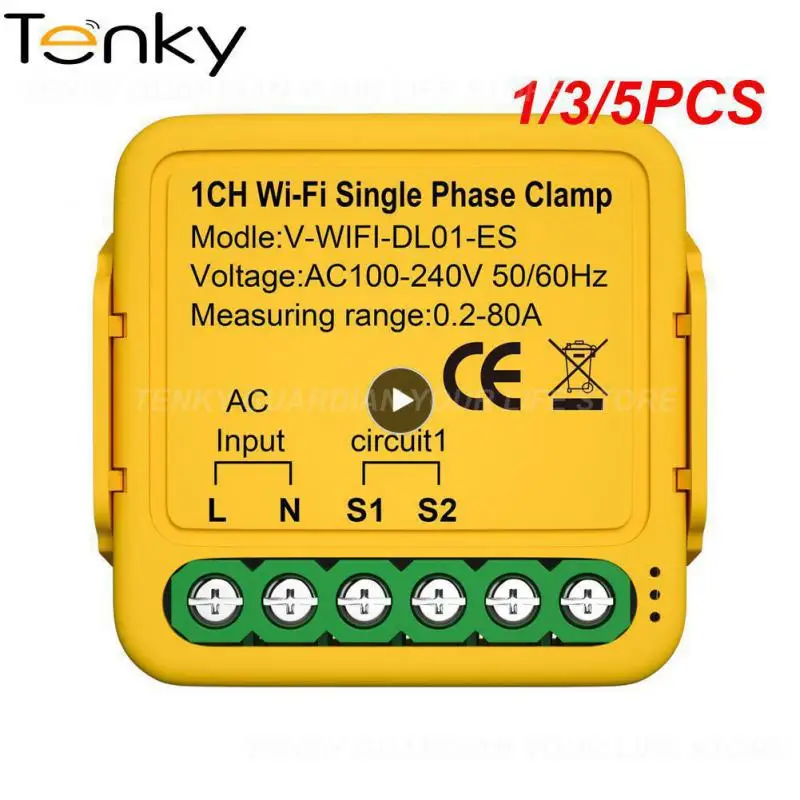 1/3/5PCS Effortless Installation Convenient Power Monitoring Energy Saving Intelligent Real-time Energy Monitoring Wifi Switch
1/3/5PCS Effortless Installation Convenient Power Monitoring Energy Saving Intelligent Real-time Energy Monitoring Wifi Switch