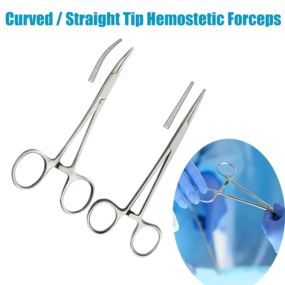 1PC Stainless Steel Curved Tip and Straight Tip Forceps Locking Clamps Hemostatic Forceps Arterial Forceps Clamp Fish Hook Plier
1PC Stainless Steel Curved Tip and Straight Tip Forceps Locking Clamps Hemostatic Forceps Arterial Forceps Clamp Fish Hook Plier