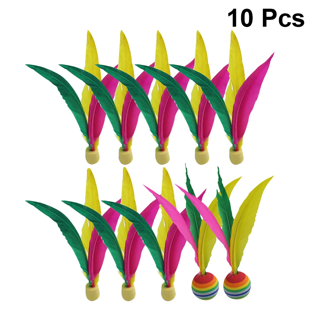 10 PCS Board Badminton Three Feathers Balls Outdoor Shuttlecock for Beach Kids Children
10 PCS Board Badminton Three Feathers Balls Outdoor Shuttlecock for Beach Kids Children