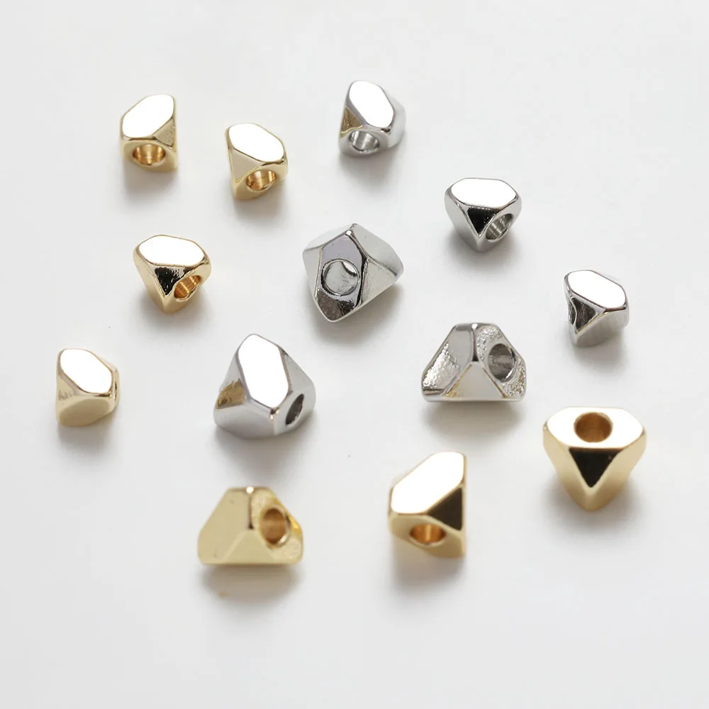 20PCS 14K Gold Plated Irregular Triangle Spacer Beads For Necklace Bracelet Jewelry DIY Making Supplies Accessories
20PCS 14K Gold Plated Irregular Triangle Spacer Beads For Necklace Bracelet Jewelry DIY Making Supplies Accessories