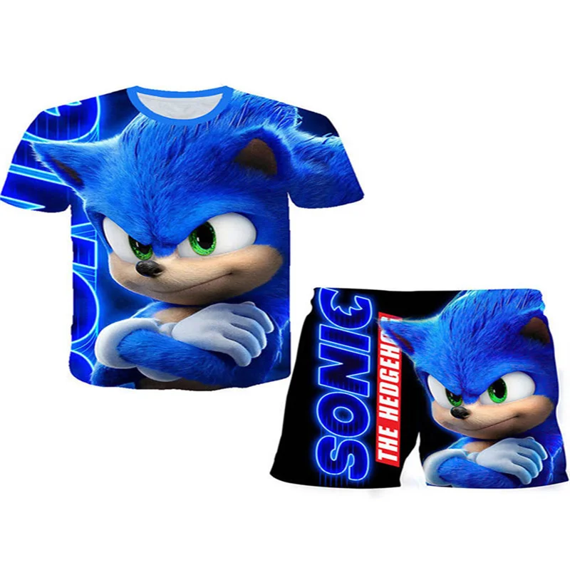 2022 Summer Sonic Kids Suit Fashion 3D Print Boys Girl Set Children Short Sleeve Top and Shorts 2Pcs New Casual harajuku Clothes
2022 Summer Sonic Kids Suit Fashion 3D Print Boys Girl Set Children Short Sleeve Top and Shorts 2Pcs New Casual harajuku Clothes