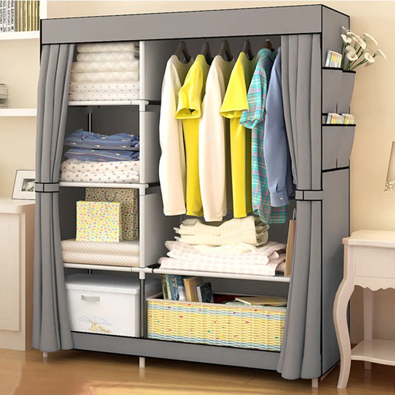 50PCS Simple wardrobe Household dustproof fabric cabinet Creative Home Storage Cloth Cabinet
50PCS Simple wardrobe Household dustproof fabric cabinet Creative Home Storage Cloth Cabinet