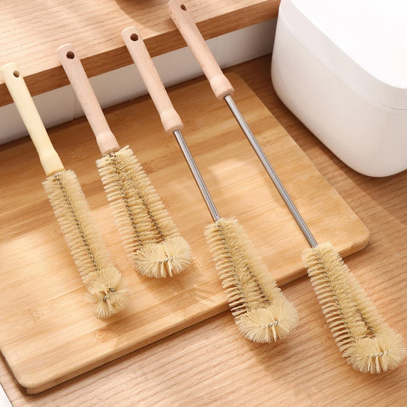 Wooden Long Handle Bottle Brush Kitchen Cleaning Tool Drink Wineglass Bottle Glass Cup Scrubber
Wooden Long Handle Bottle Brush Kitchen Cleaning Tool Drink Wineglass Bottle Glass Cup Scrubber