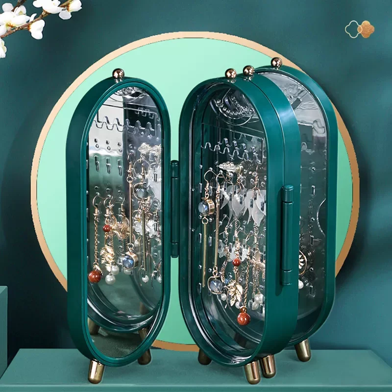 Foldable Jewelry Storage Box Household Earrings Necklace Display Stand High Capacity Luxury Retro Screen Jewelry Organizer Case
Foldable Jewelry Storage Box Household Earrings Necklace Display Stand High Capacity Luxury Retro Screen Jewelry Organizer Case