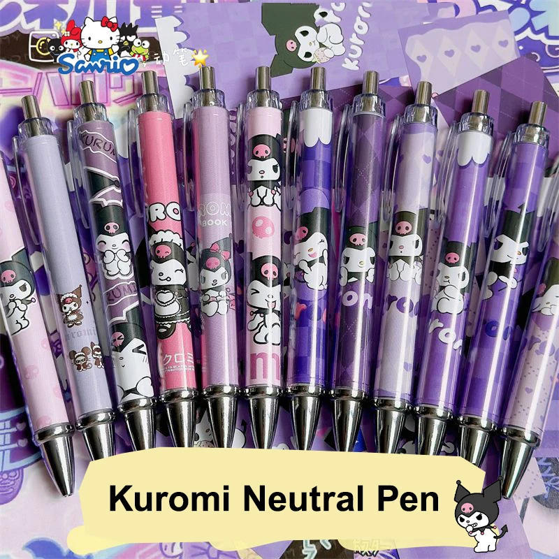 6Pcs Sanrio Kuromi Neutral Pen Kawaii Anime Cute Cartoon Students Learning Writing Homework Stationery Toys Girls Gifts
6Pcs Sanrio Kuromi Neutral Pen Kawaii Anime Cute Cartoon Students Learning Writing Homework Stationery Toys Girls Gifts