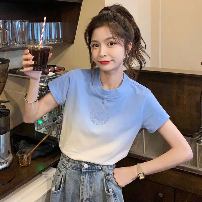 Short New Short Style, Sleeved Dyed Clothes, Small Chic, Korean Design T-shirt Summer Tie Women In Sense, 2022, For Man,
Short New Short Style, Sleeved Dyed Clothes, Small Chic, Korean Design T-shirt Summer Tie Women In Sense, 2022, For Man,