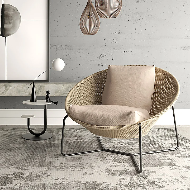 Стул ротанговый для отдыха на балконе, современный минималистичный одноместный диван для отдыха на открытом воздухе, для двора, гостиной, спинка из ротанга 
Стул ротанговый для отдыха на балконе, современный минималистичный одноместный диван для отдыха на открытом воздухе, для двора, гостиной, спинка из ротанга