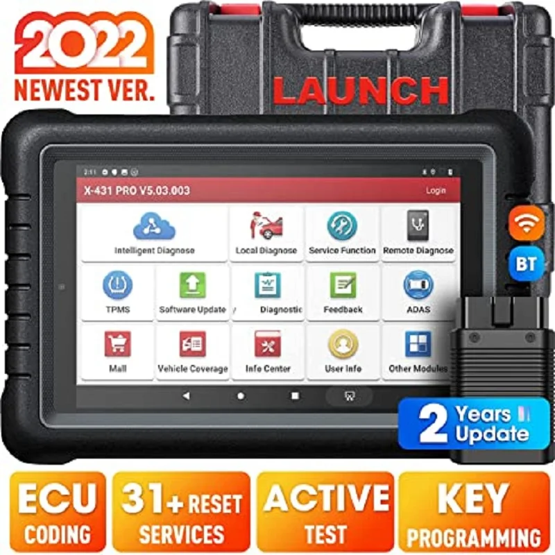 2022 New LAUNCH X431 PROS V Diagnostic Tool (Same as X431 V+) Bidirectional Scan Tool All System Automotive Scanner 31+ Services
2022 New LAUNCH X431 PROS V Diagnostic Tool (Same as X431 V+) Bidirectional Scan Tool All System Automotive Scanner 31+ Services