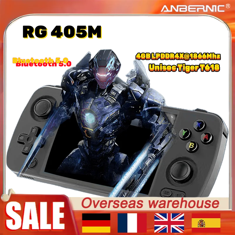 Новинка ANBERNI RG405M 4-дюймовый экран IPS металлическая портативная игровая консоль с поддержкой OTA обновления Android 12 Unisoc Tiger T618 игровой плеер
Новинка ANBERNI RG405M 4-дюймовый экран IPS металлическая портативная игровая консоль с поддержкой OTA обновления Android 12 Unisoc Tiger T618 игровой плеер