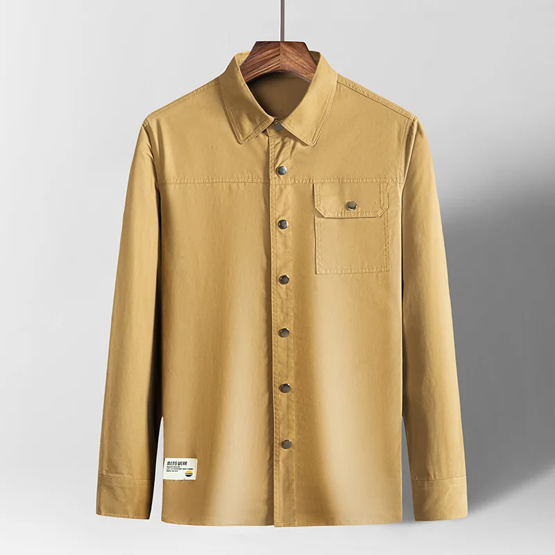 2023 European Luxury Autumn And Winter High Quality Menswear 100% Cotton Lapel Pocket Long Sleeve Shirt Trend Casual Top
2023 European Luxury Autumn And Winter High Quality Menswear 100% Cotton Lapel Pocket Long Sleeve Shirt Trend Casual Top