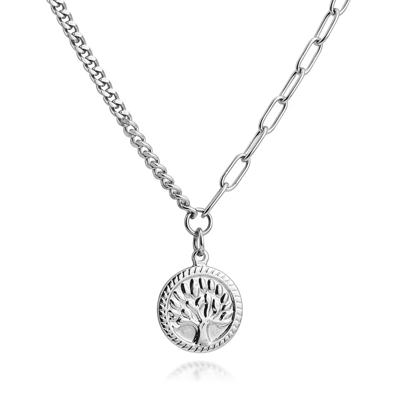 Pan family tree of life type of stainless steel pendant necklace couples senior jewelry necklace women sweater chain
Pan family tree of life type of stainless steel pendant necklace couples senior jewelry necklace women sweater chain