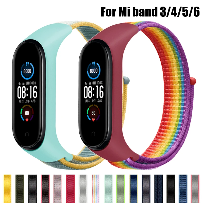 Nylon loop bracelet strap for xiaomi miband 6 5 4 3 Sport wristband watch belt for Mi band 6 5 4 3 smart watch Accessories
Nylon loop bracelet strap for xiaomi miband 6 5 4 3 Sport wristband watch belt for Mi band 6 5 4 3 smart watch Accessories