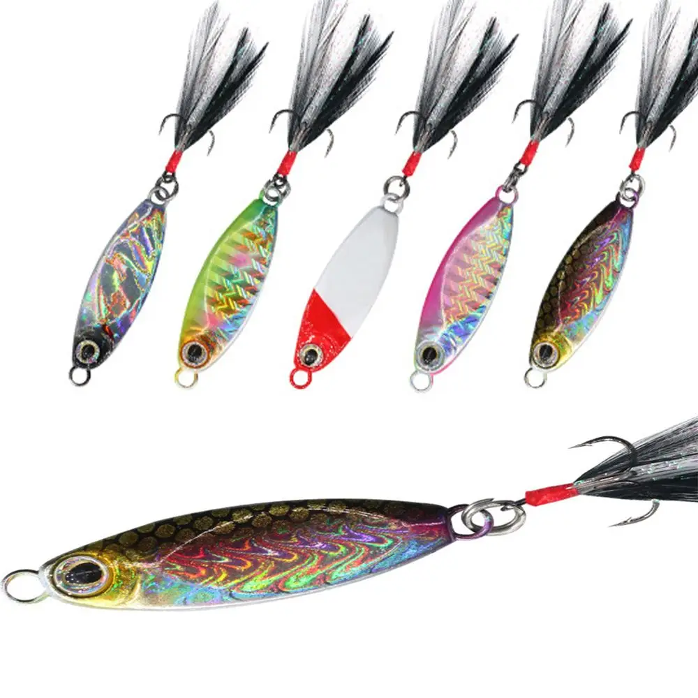 5/7/10/15/20g Lead Fishing Lure Single Hook Sinking Spinner Jigs Casting Metal Bass Bait Tackle
5/7/10/15/20g Lead Fishing Lure Single Hook Sinking Spinner Jigs Casting Metal Bass Bait Tackle