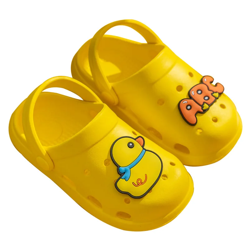 Yellow Children Covered Toes Non-slip Beach Sandals Summer EVA Baby Girls and Boys Hollow Cartoon Cute Duck Slippers
Yellow Children Covered Toes Non-slip Beach Sandals Summer EVA Baby Girls and Boys Hollow Cartoon Cute Duck Slippers